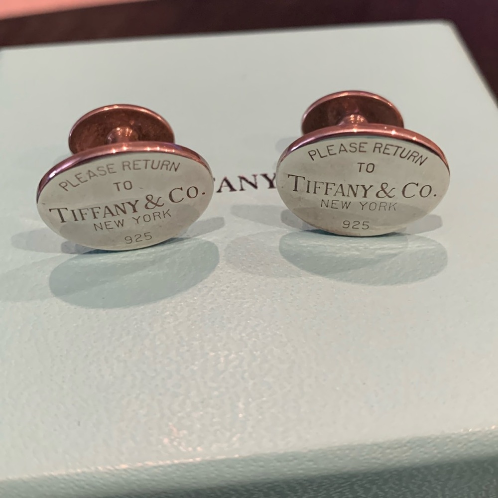 Tiffany & Co. “Return to Tiffany” Sterling Silver Cufflinks